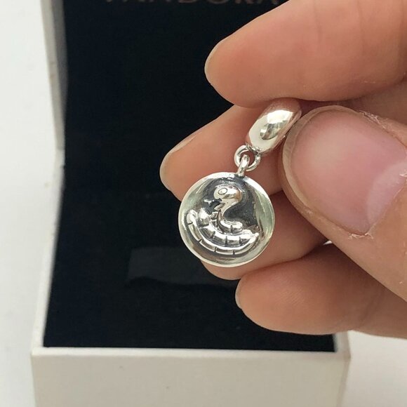 ✨🔥Pandora Chinese Zodiac Bead with Snake Dangle Charm